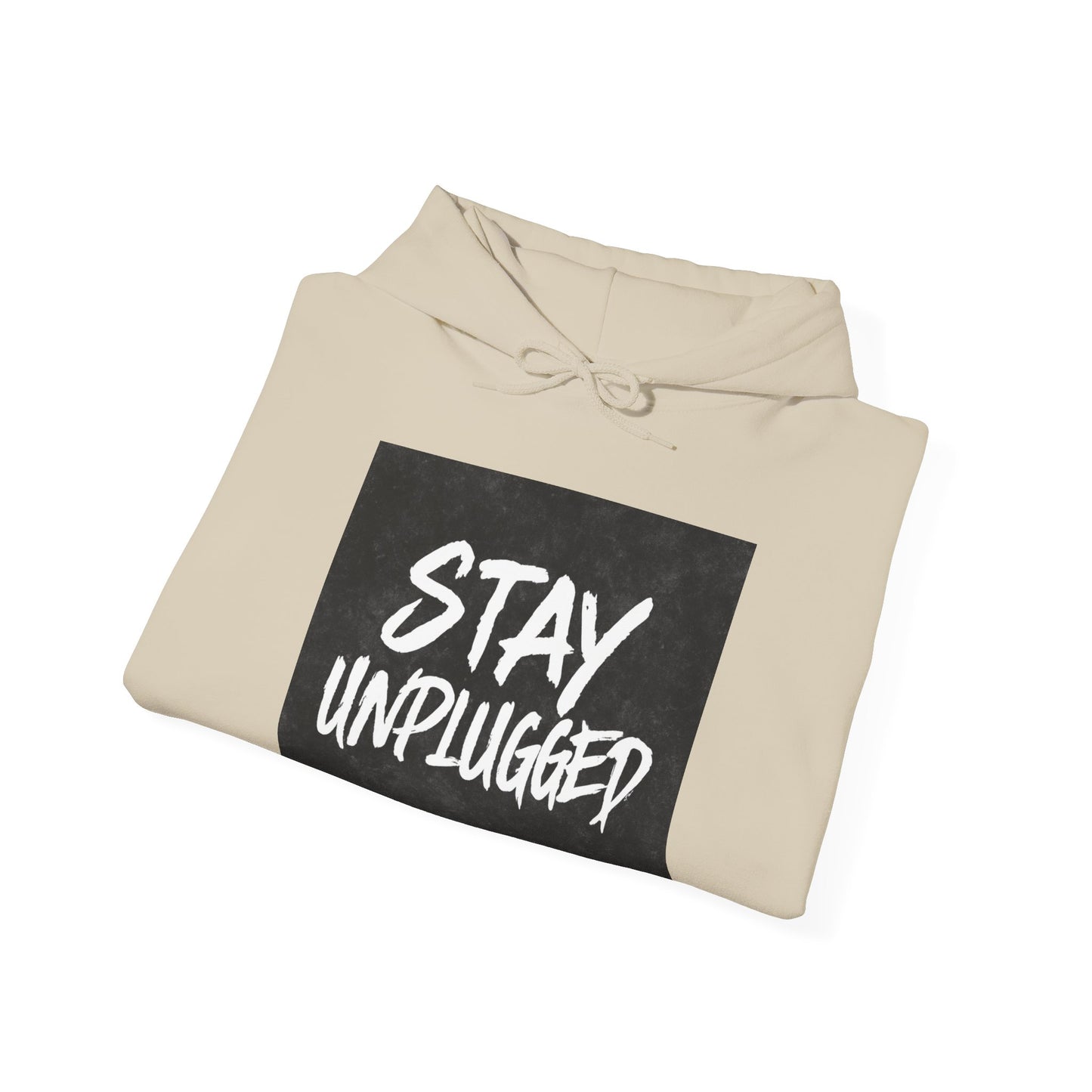 STAY UNPLUGGED Hoodie – For the Overstimulated, Under-socialized, & Proud