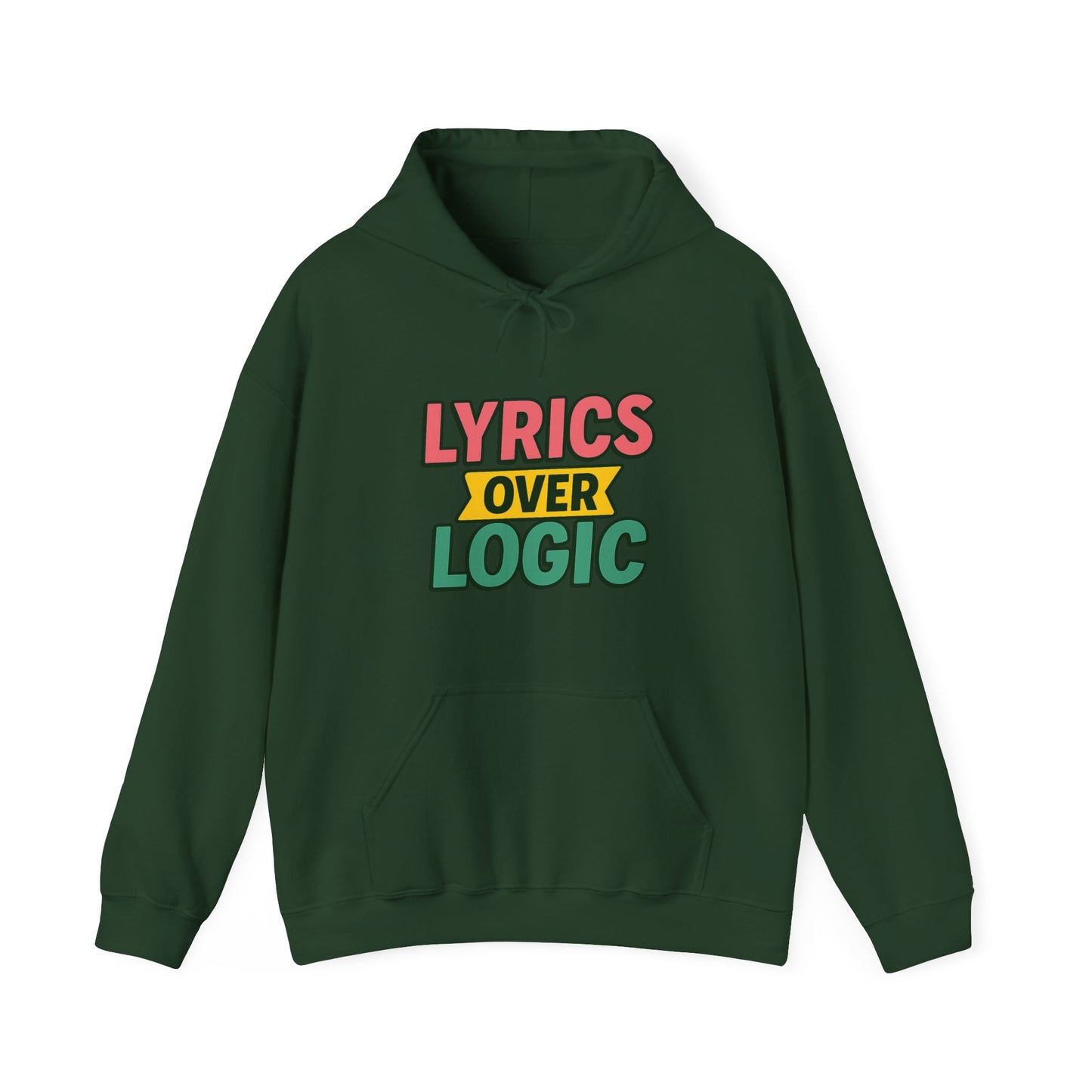 Lyrics Over Logic Hoodie – 90s Sass for the Emotionally Overstimulated