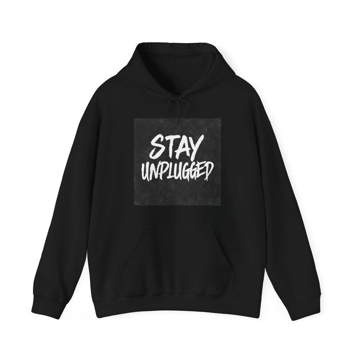 STAY UNPLUGGED Hoodie – For the Overstimulated, Under-socialized, & Proud