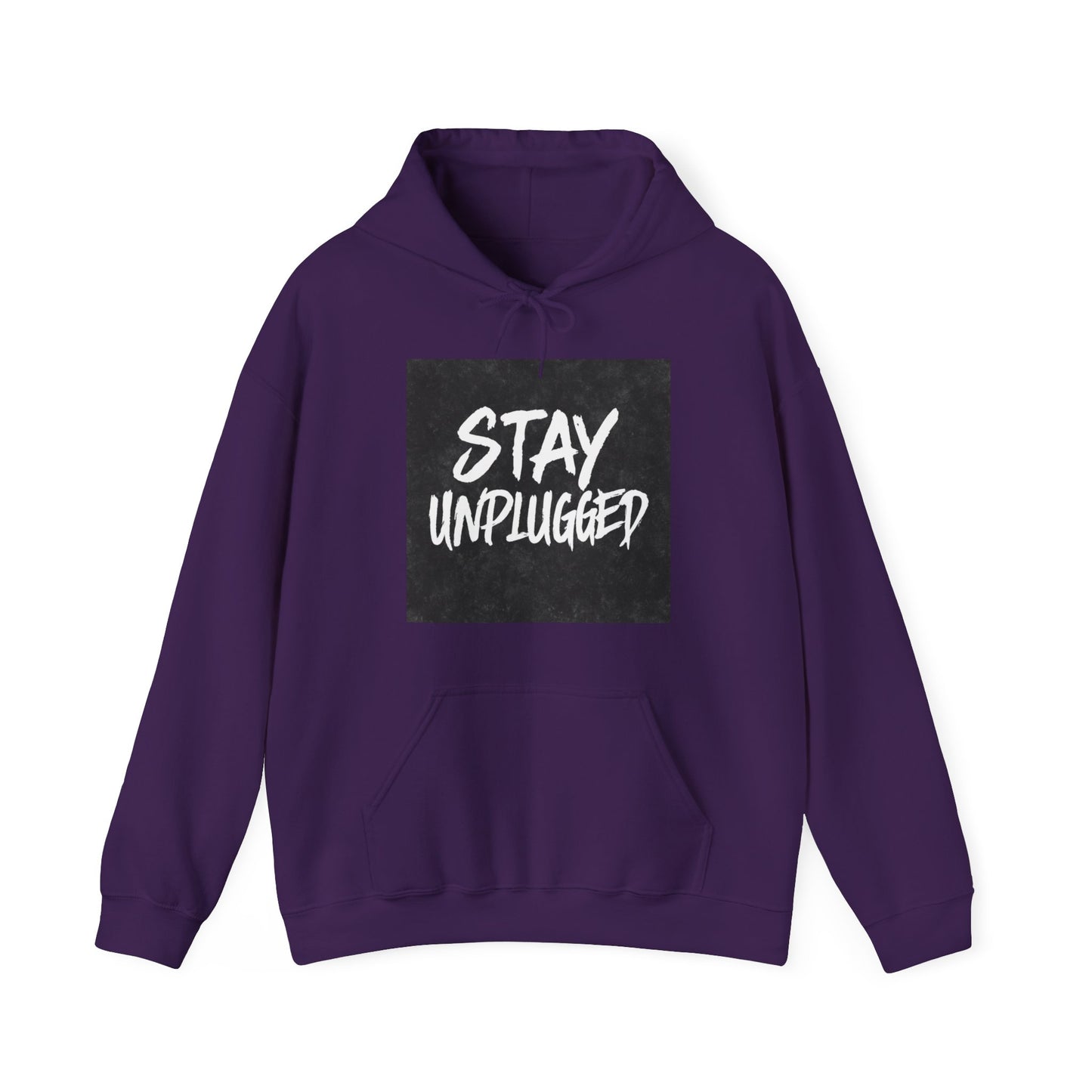 STAY UNPLUGGED Hoodie – For the Overstimulated, Under-socialized, & Proud