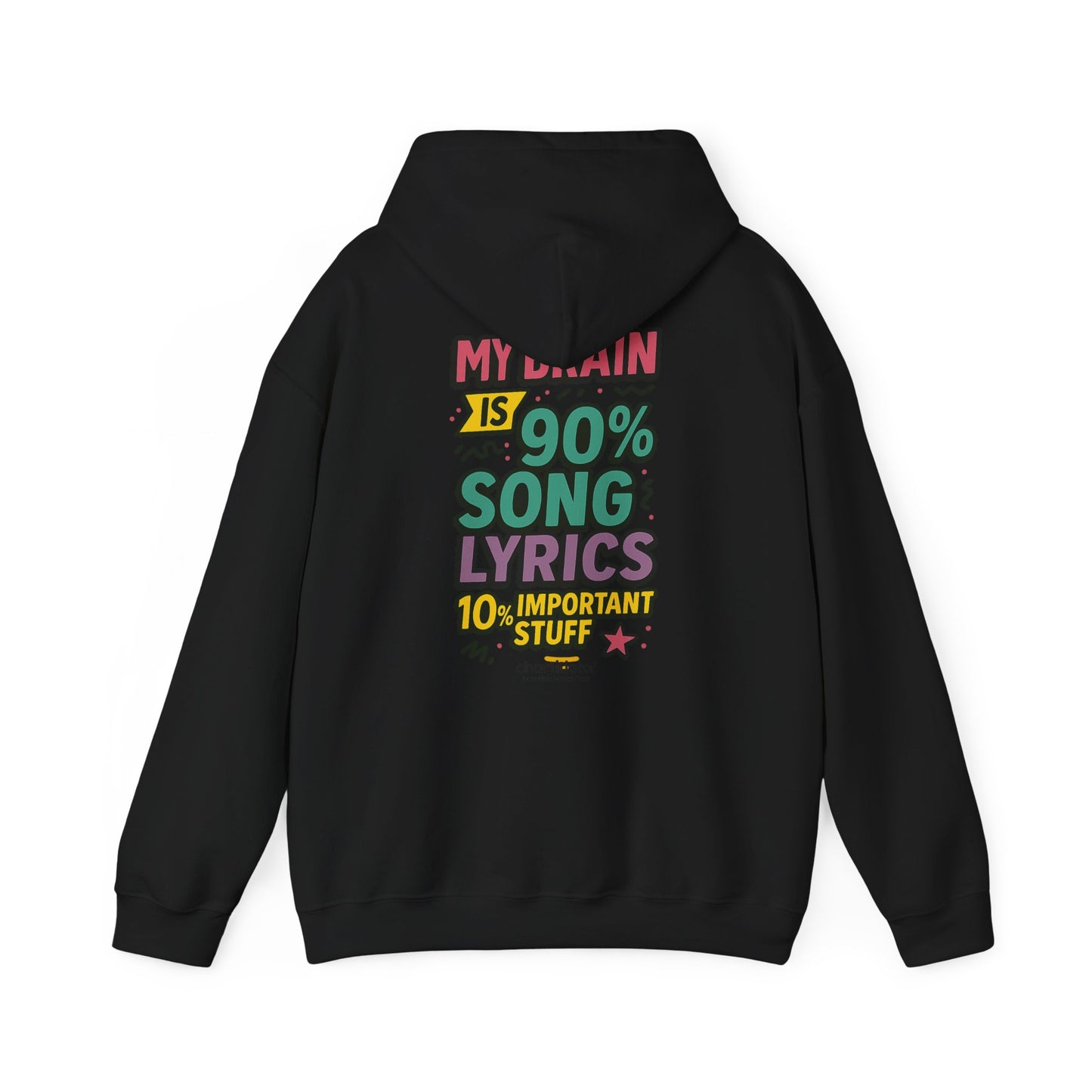 Mixtape Mood Hoodie – Retro Lyrics Edition (Chart It Like It’s 1994)
