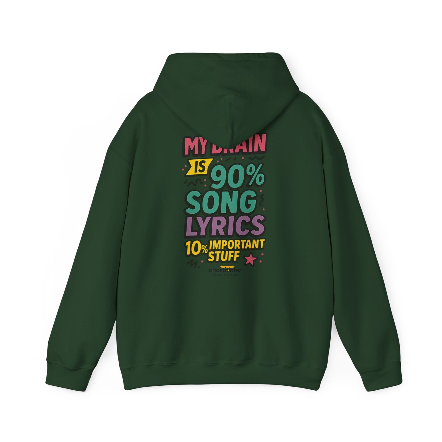 Mixtape Mood Hoodie – Retro Lyrics Edition (Chart It Like It’s 1994)