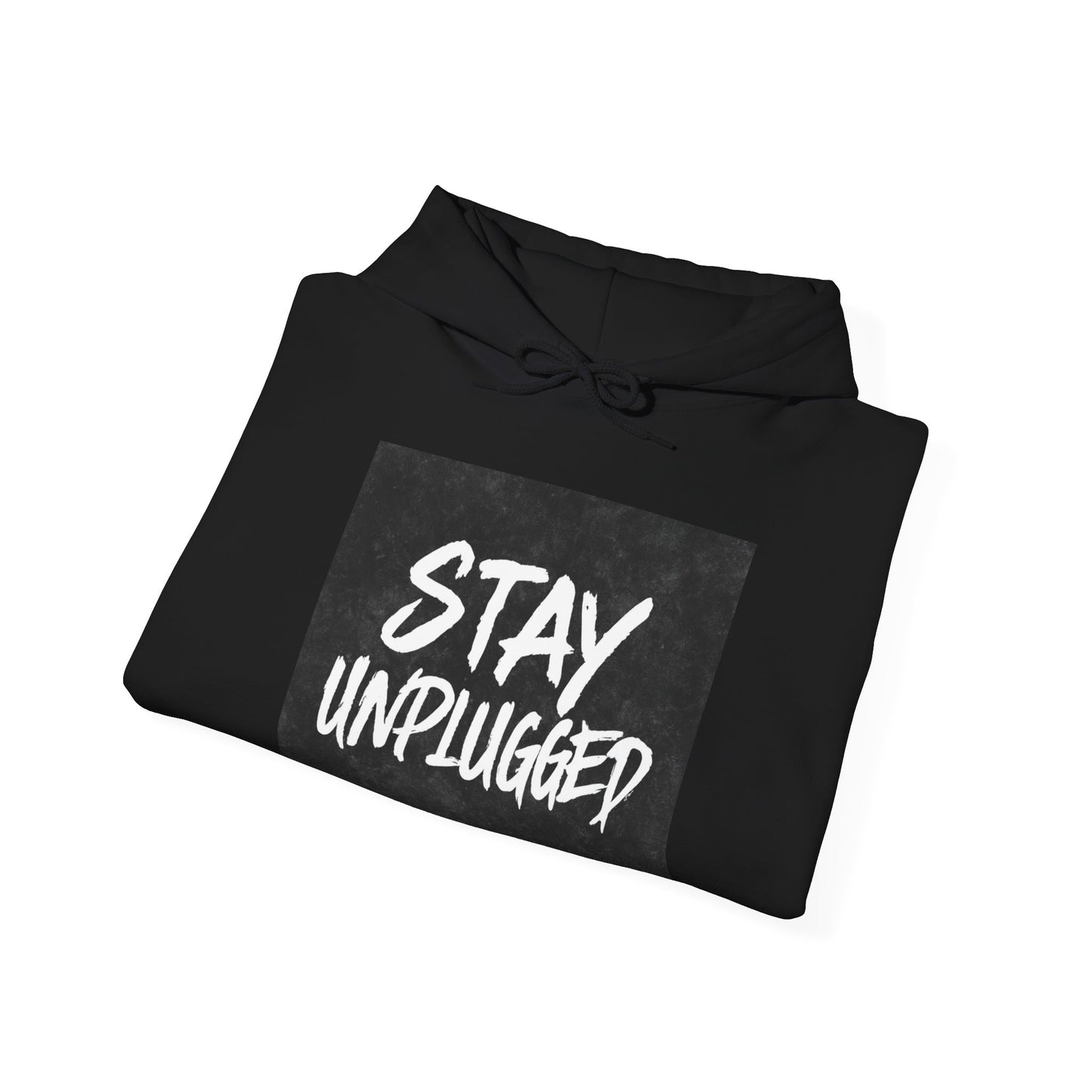 STAY UNPLUGGED Hoodie – For the Overstimulated, Under-socialized, & Proud