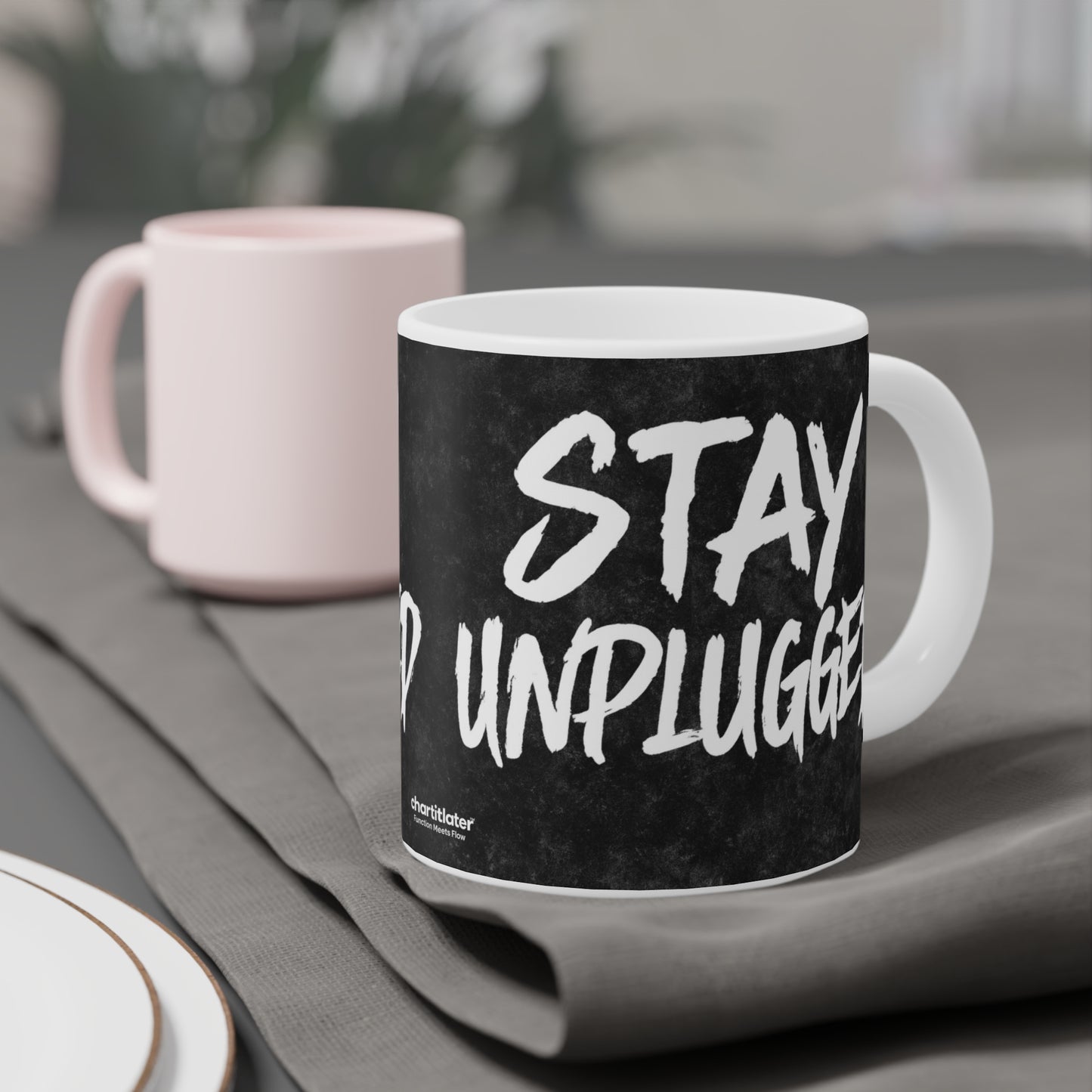 Stay Unplugged Mug – For the Overstimulated & Undersocialized