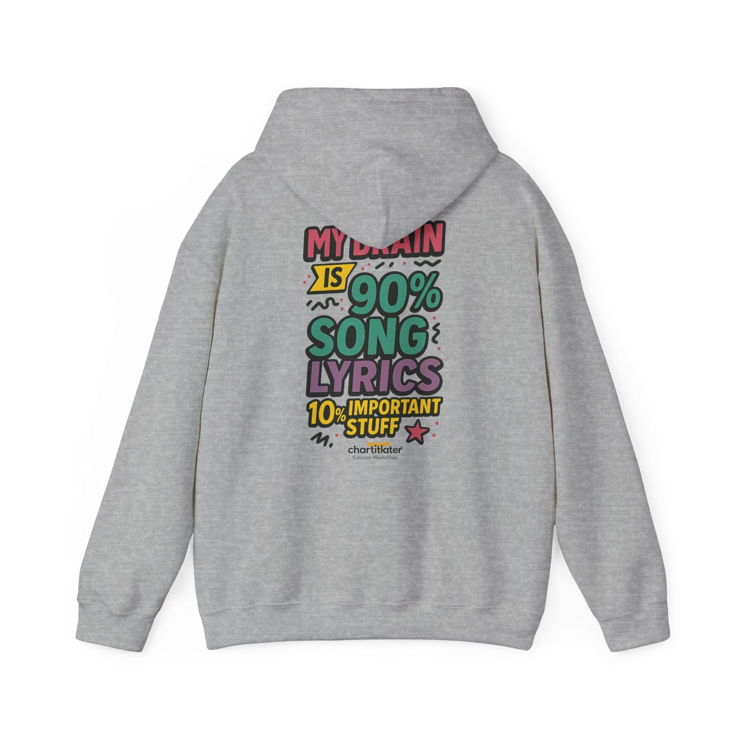 Mixtape Mood Hoodie – Retro Lyrics Edition (Chart It Like It’s 1994)
