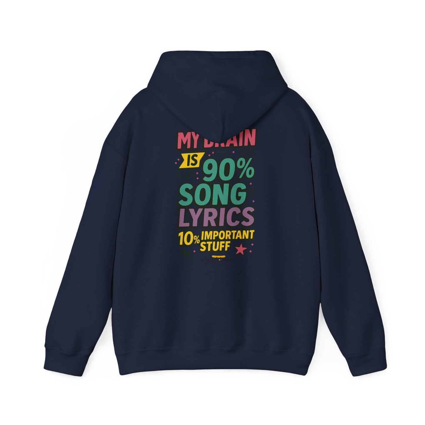 Mixtape Mood Hoodie – Retro Lyrics Edition (Chart It Like It’s 1994)