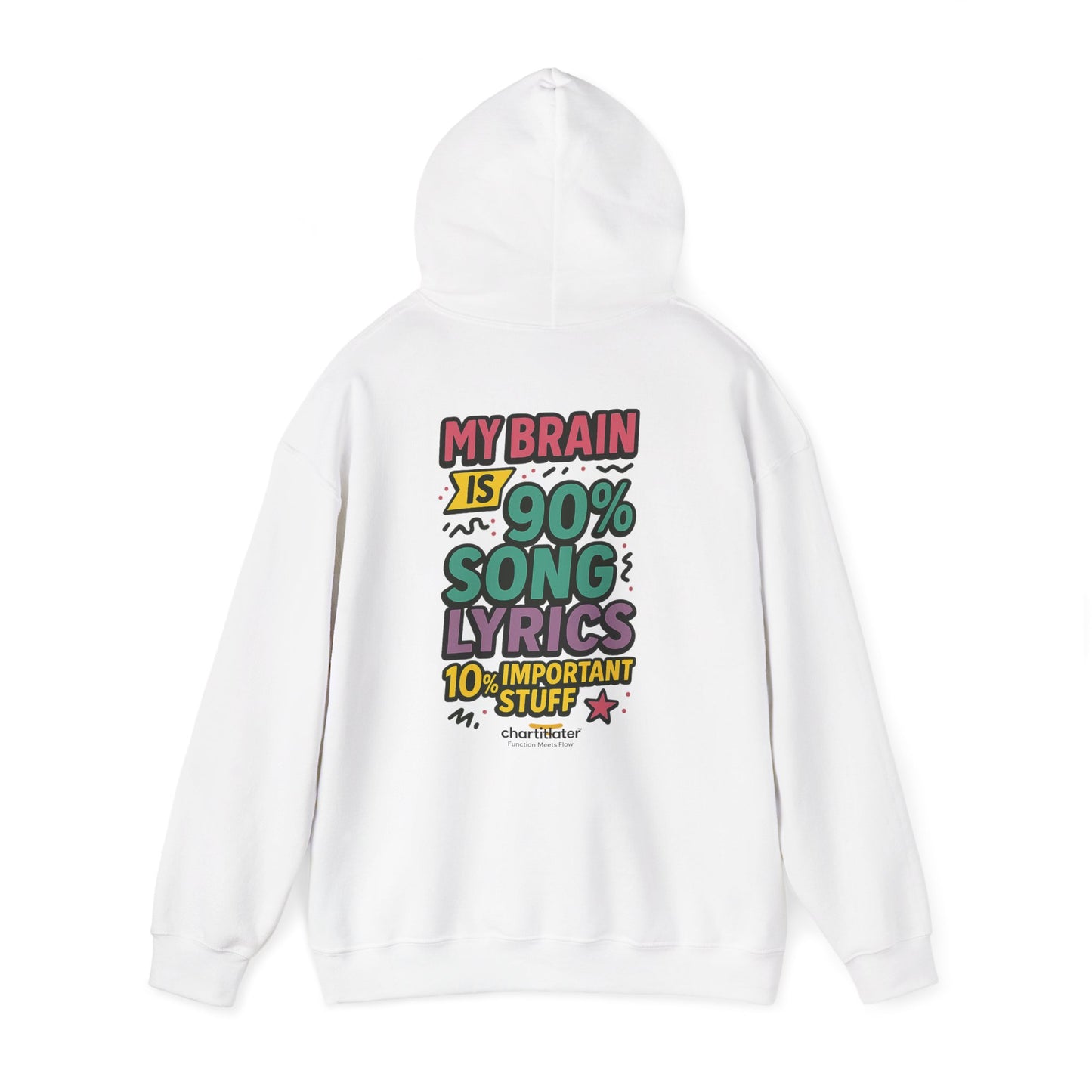 Mixtape Mood Hoodie – Retro Lyrics Edition (Chart It Like It’s 1994)