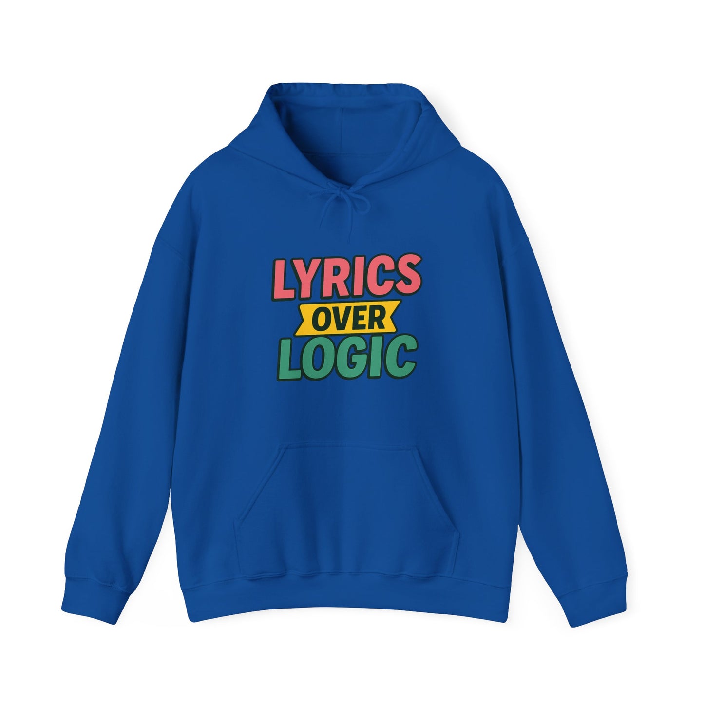 Lyrics Over Logic Hoodie – 90s Sass for the Emotionally Overstimulated