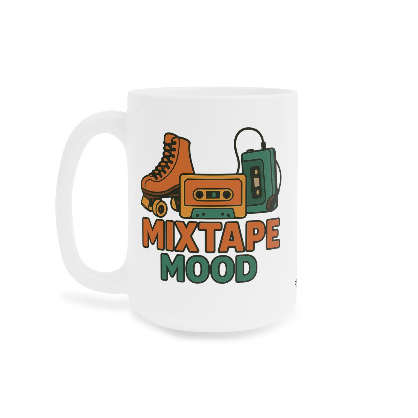 Retro Mixtape Mood Mug – Rewinding My Problems Like It’s 1994 | 90s Nostalgia Coffee Cup