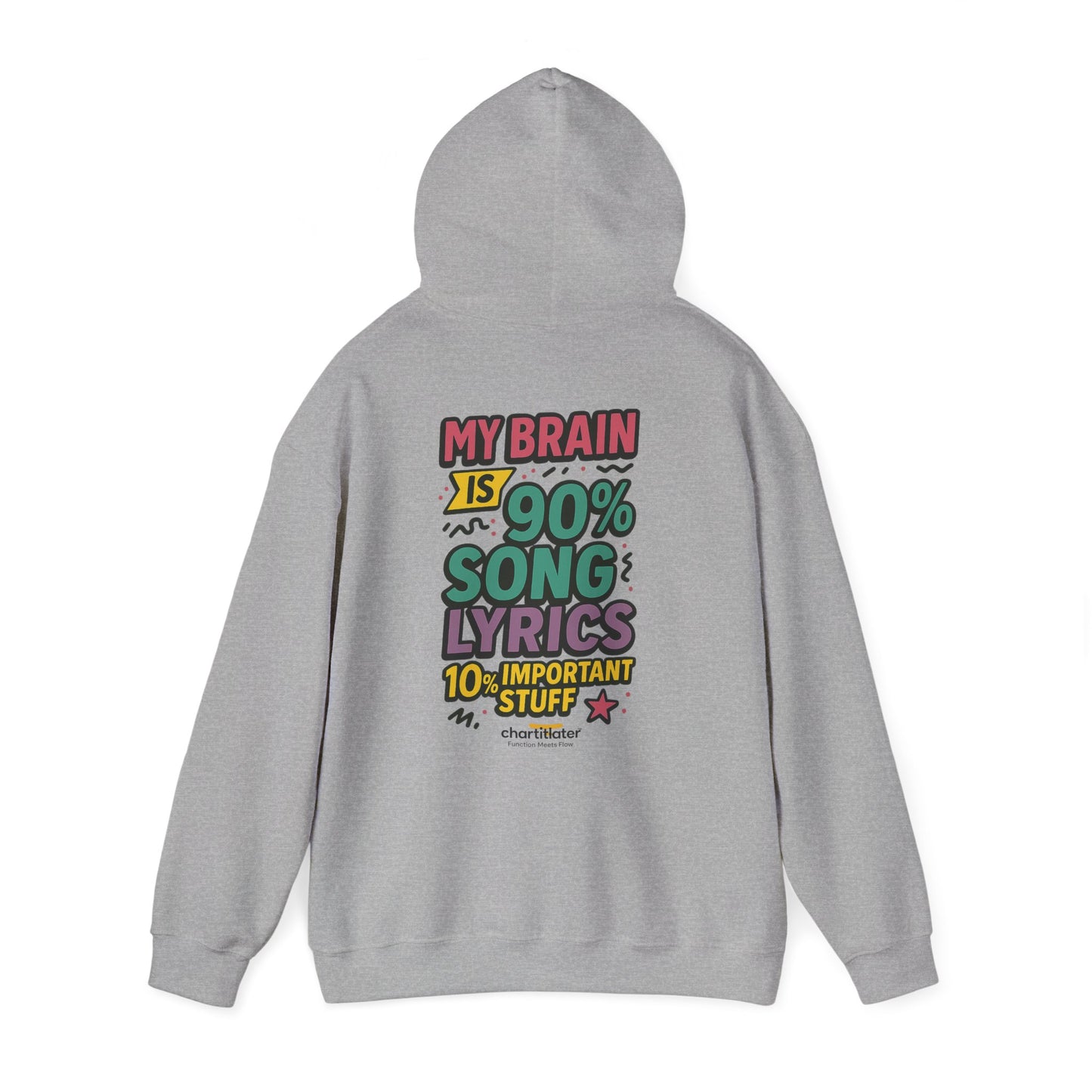 Mixtape Mood Hoodie – Retro Lyrics Edition (Chart It Like It’s 1994)