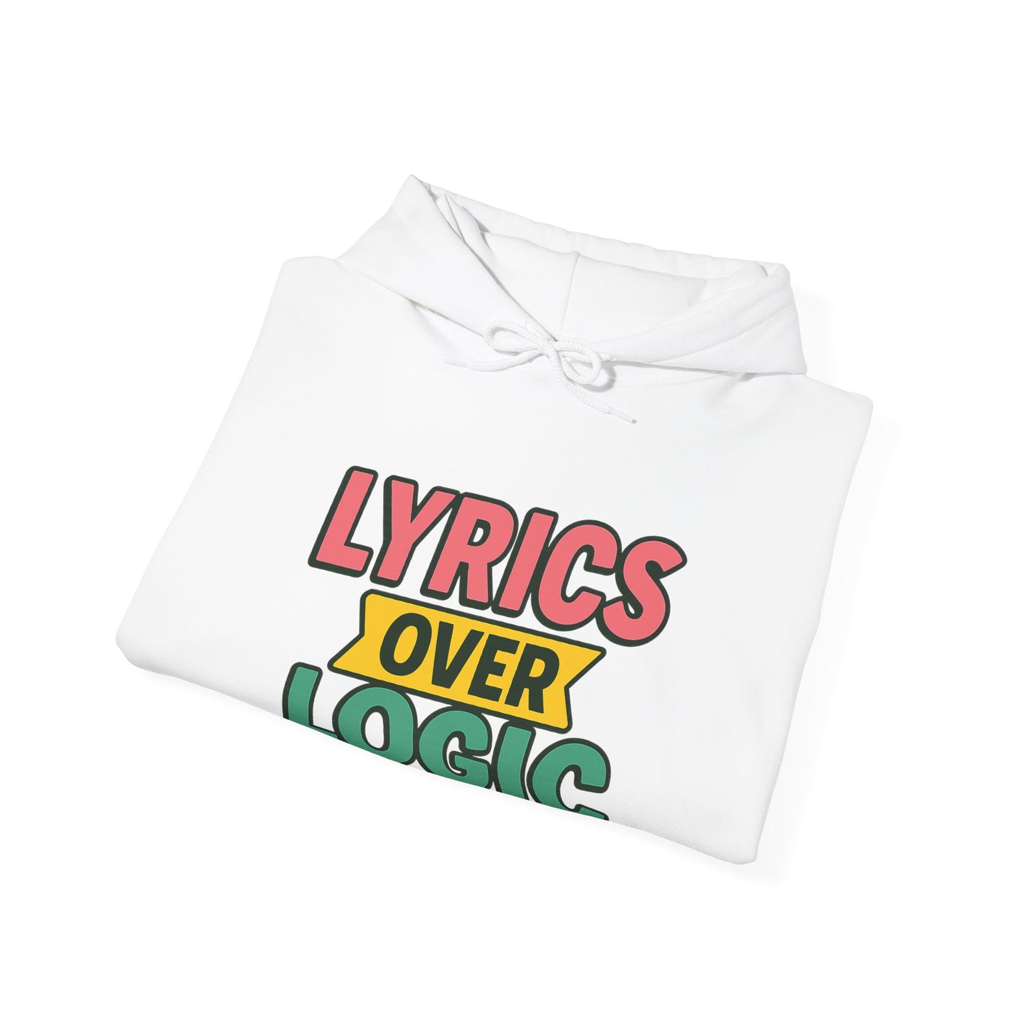 Lyrics Over Logic Hoodie – When Vibes > Common Sense