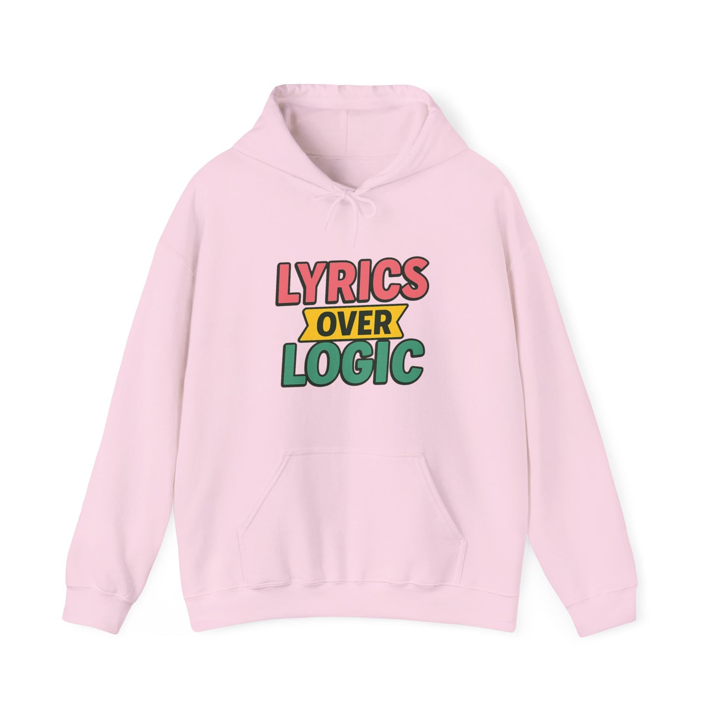 Lyrics Over Logic Hoodie – 90s Sass for the Emotionally Overstimulated