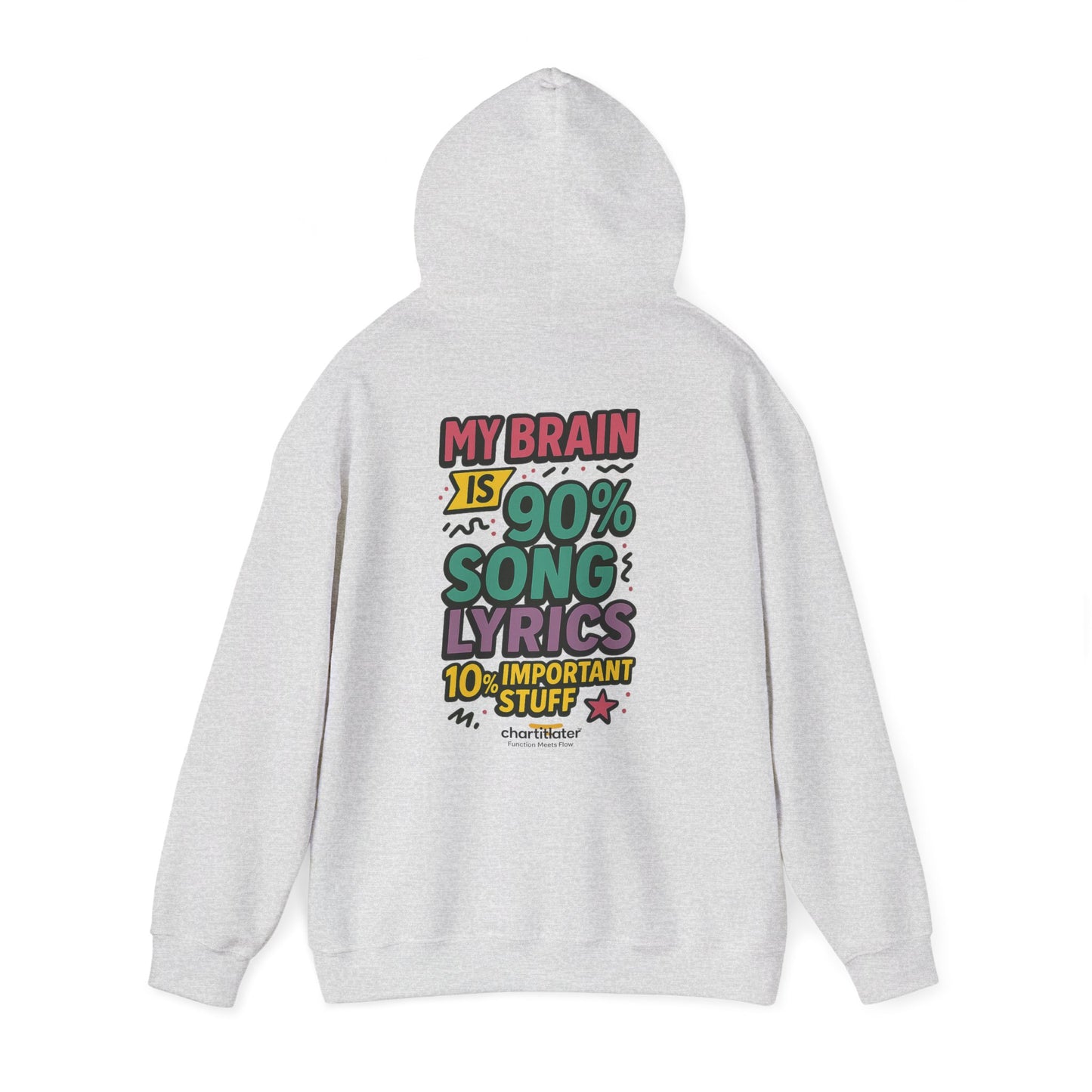 Mixtape Mood Hoodie – Retro Lyrics Edition (Chart It Like It’s 1994)