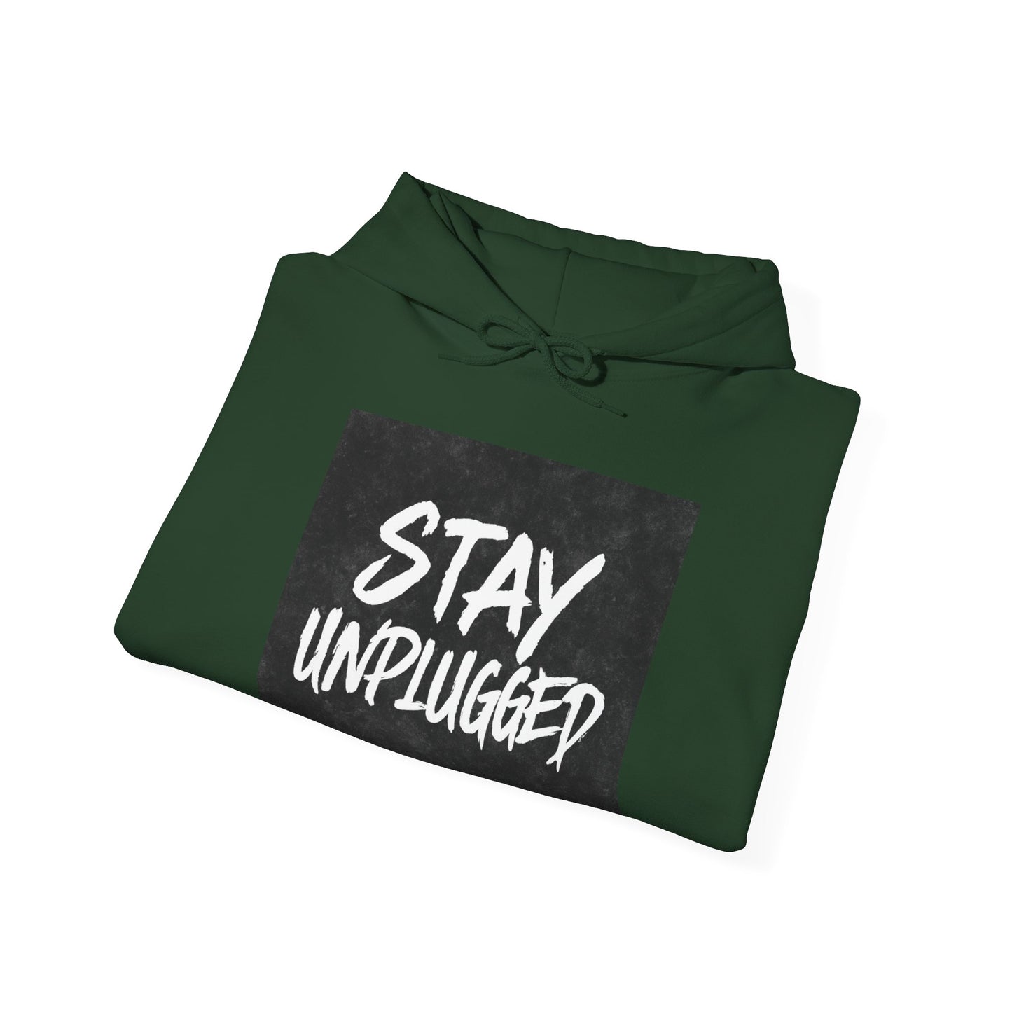 STAY UNPLUGGED Hoodie – For the Overstimulated, Under-socialized, & Proud