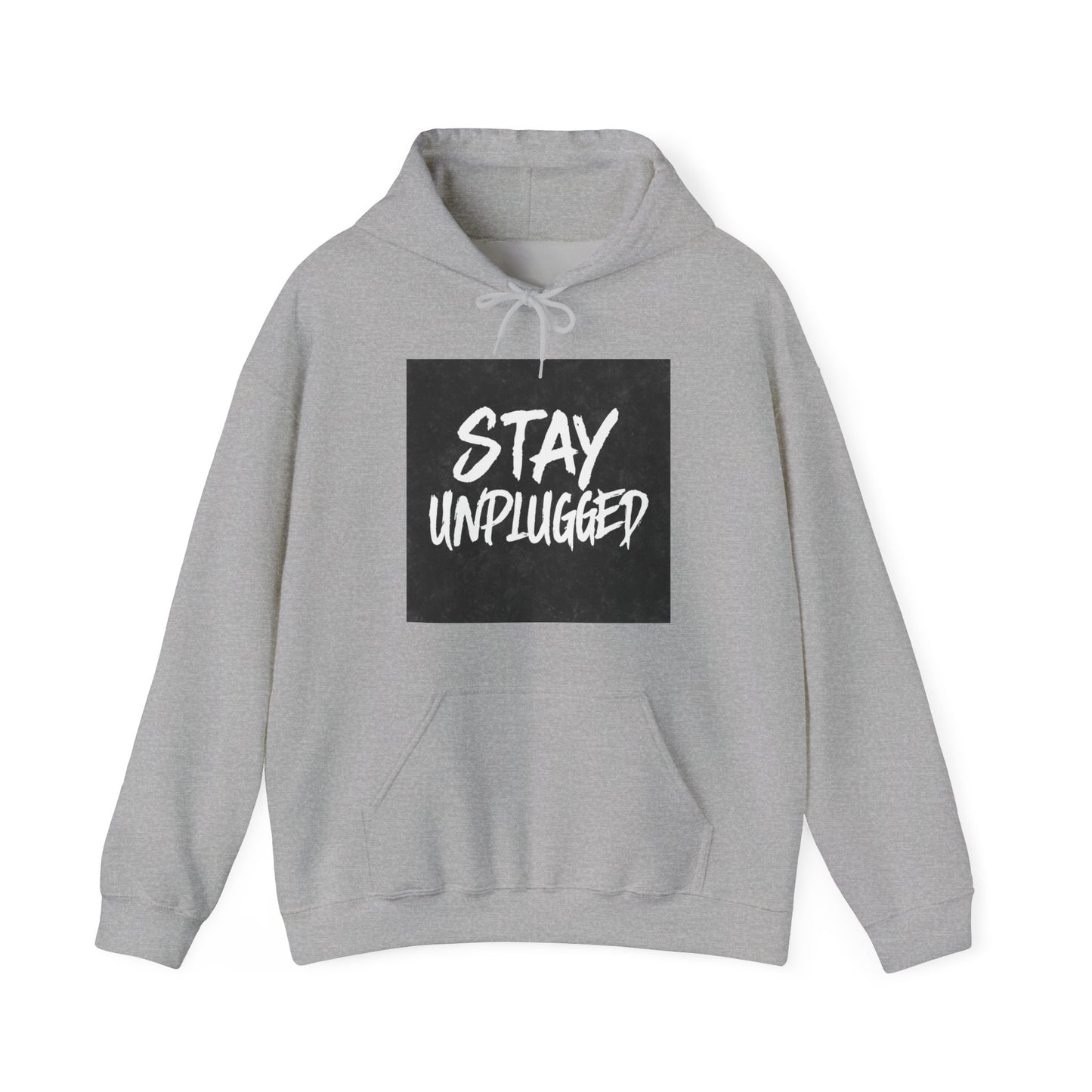 STAY UNPLUGGED Hoodie – For the Overstimulated, Under-socialized, & Proud
