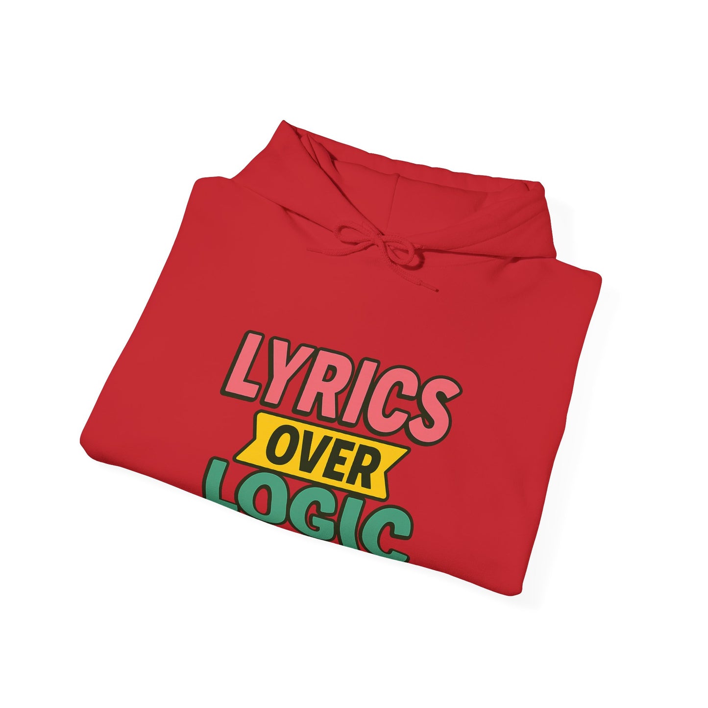 Lyrics Over Logic Hoodie – 90s Sass for the Emotionally Overstimulated