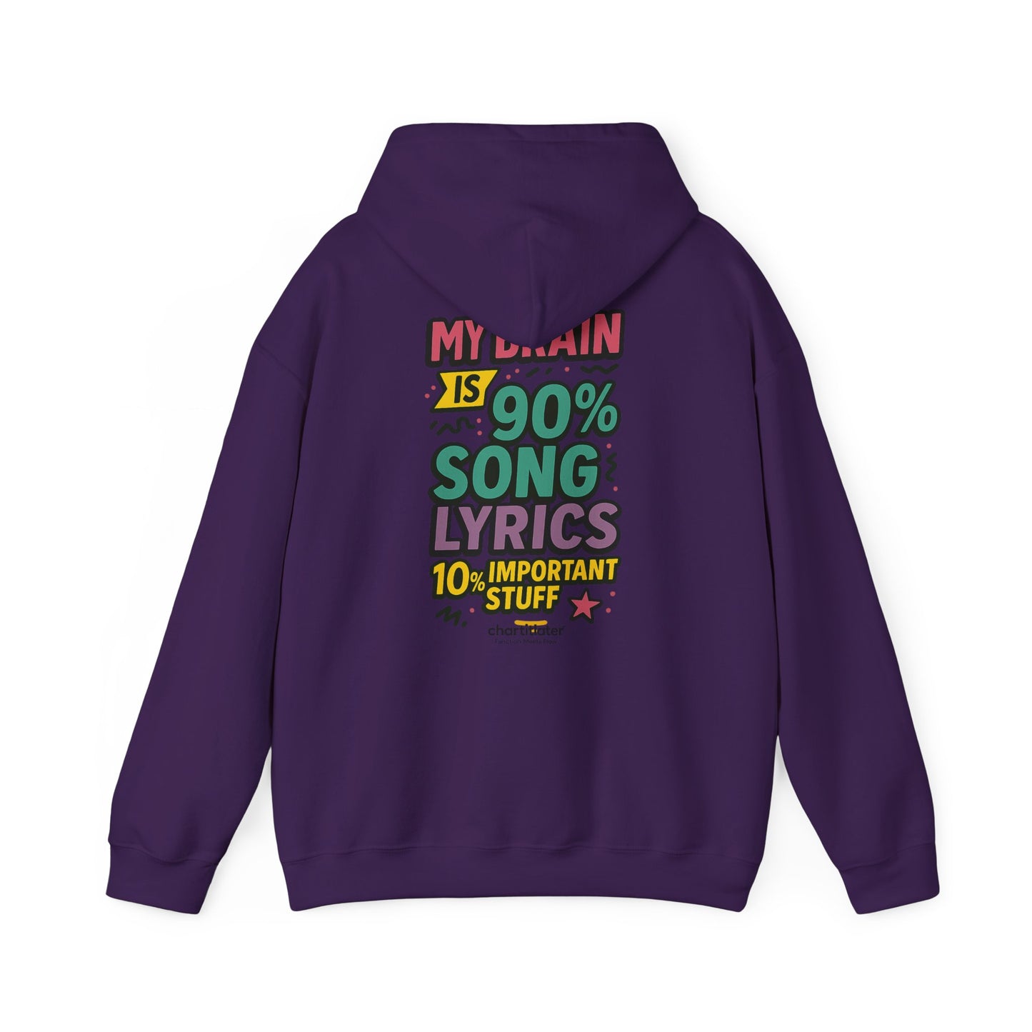 Mixtape Mood Hoodie – Retro Lyrics Edition (Chart It Like It’s 1994)