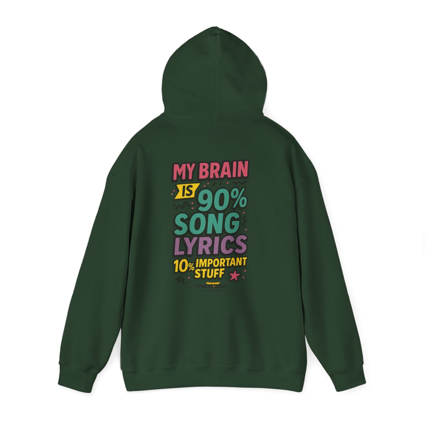 Mixtape Mood Hoodie – Retro Lyrics Edition (Chart It Like It’s 1994)