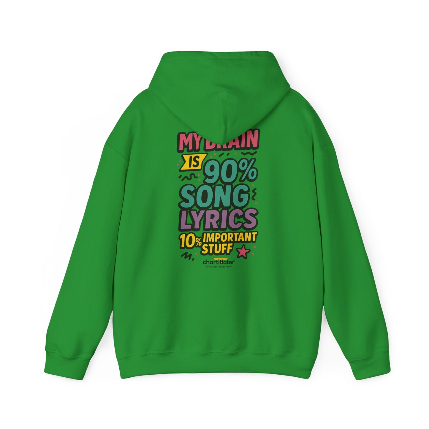 Mixtape Mood Hoodie – Retro Lyrics Edition (Chart It Like It’s 1994)