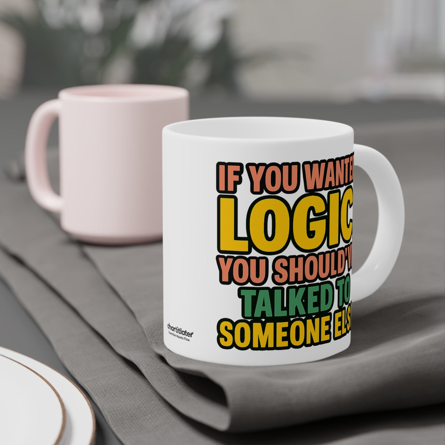 Lyrics Over Logic Mug – For the Emotionally Overstimulated & Musically Enlightened
