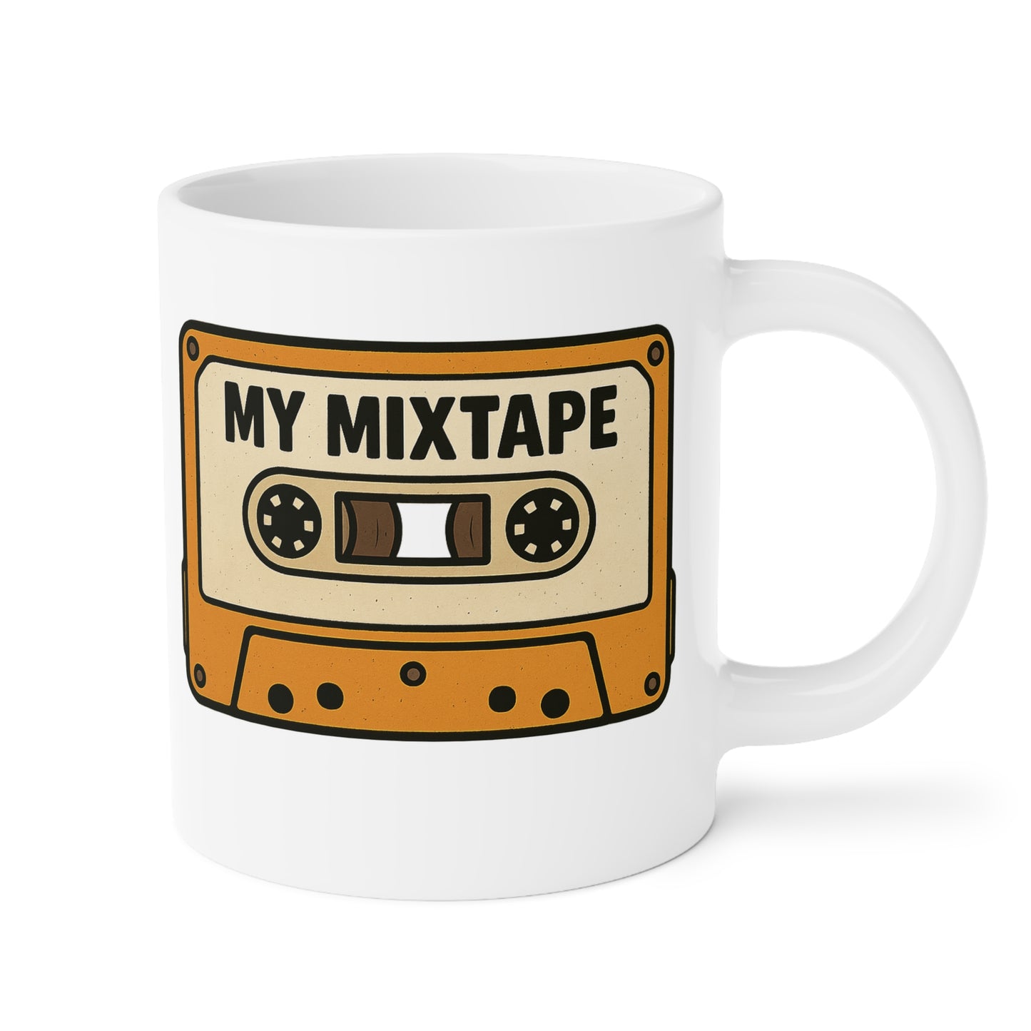 Mixtape Mood Mug – Fueled by Lyrics, Caffeine & a Little Delusion