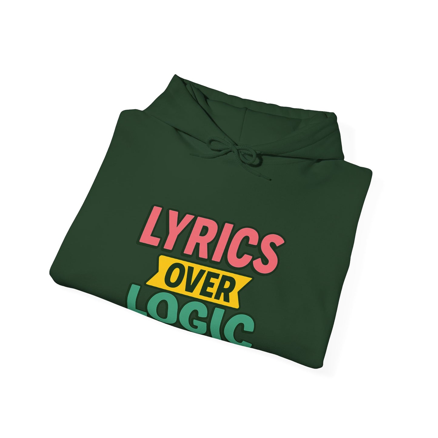 Lyrics Over Logic Hoodie – 90s Sass for the Emotionally Overstimulated