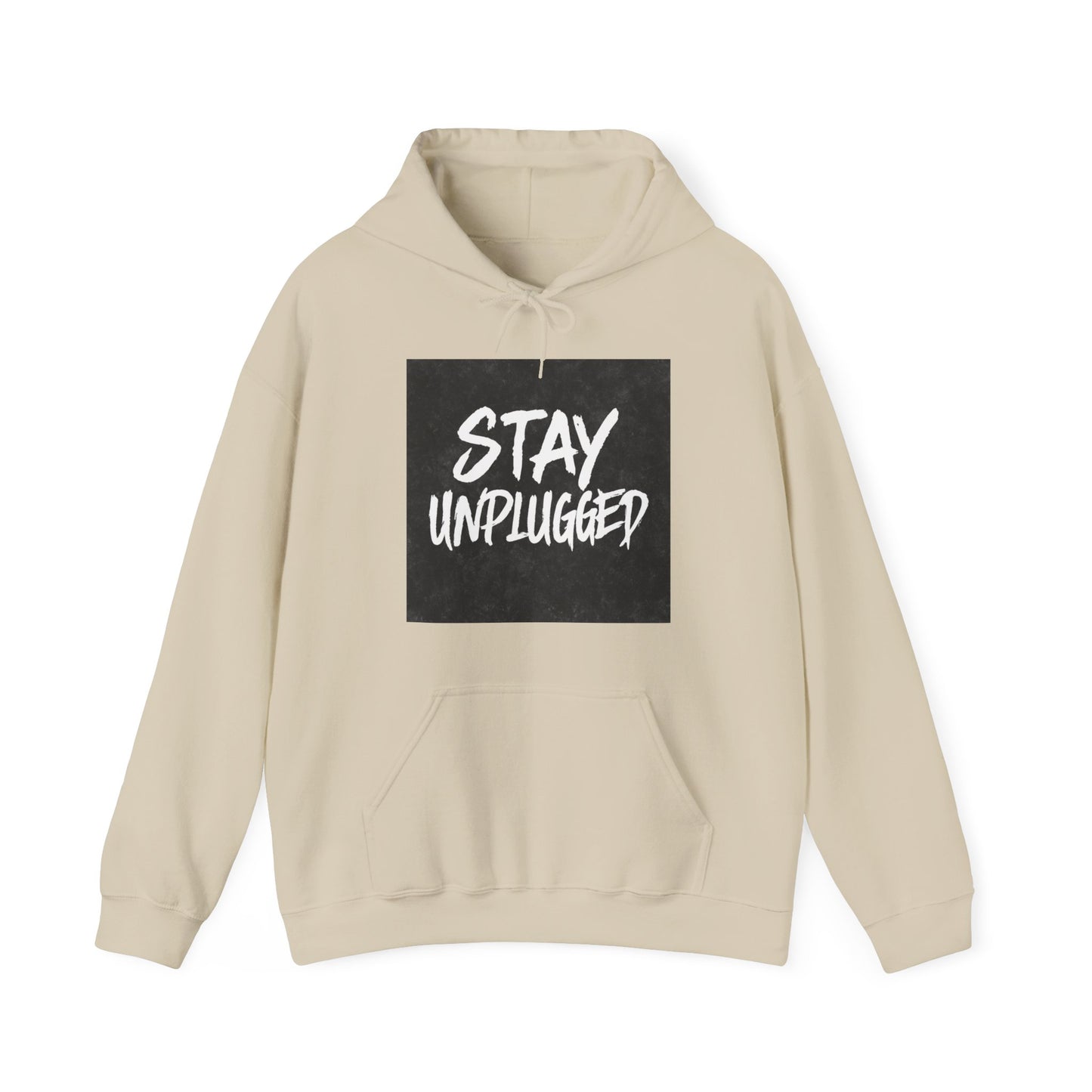 STAY UNPLUGGED Hoodie – For the Overstimulated, Under-socialized, & Proud