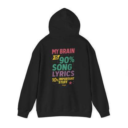 Mixtape Mood Hoodie – Retro Lyrics Edition (Chart It Like It’s 1994)