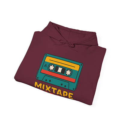Retro Mixtape Mood Hoodie – 90s Throwback Vibes for Real Ones