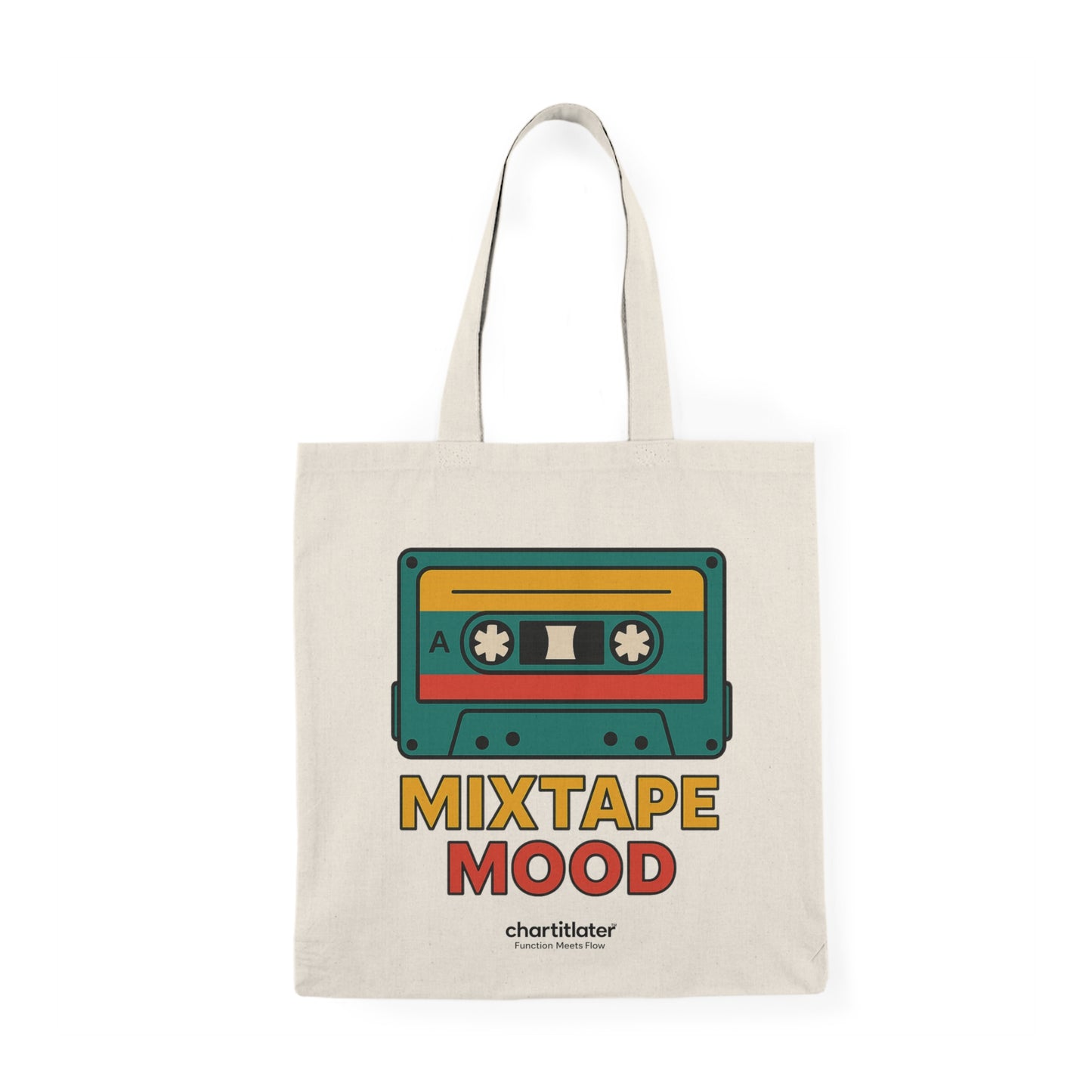 Mixtape Mood Tote (Double-Sided) – Chart It Later Collection