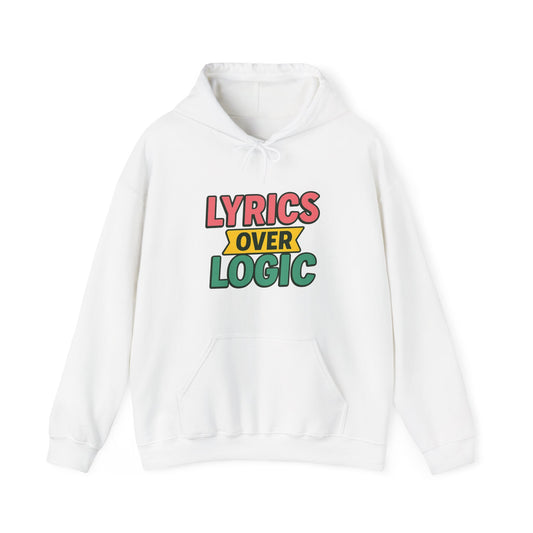 Lyrics Over Logic Hoodie – 90s Sass for the Emotionally Overstimulated