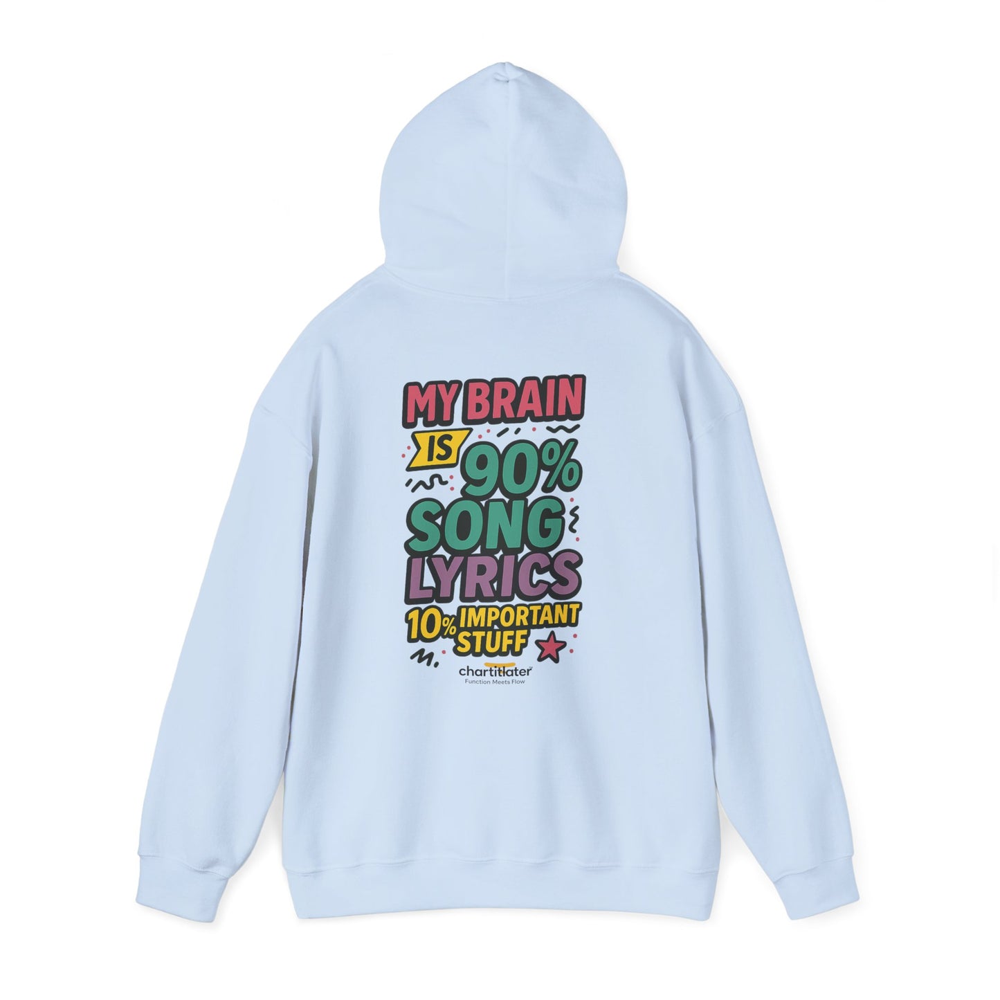 Mixtape Mood Hoodie – Retro Lyrics Edition (Chart It Like It’s 1994)