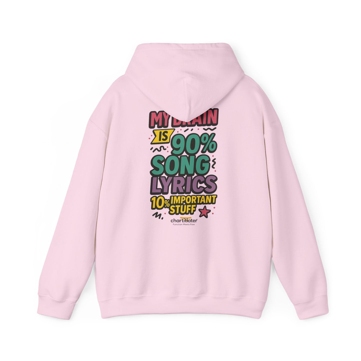 Mixtape Mood Hoodie – Retro Lyrics Edition (Chart It Like It’s 1994)