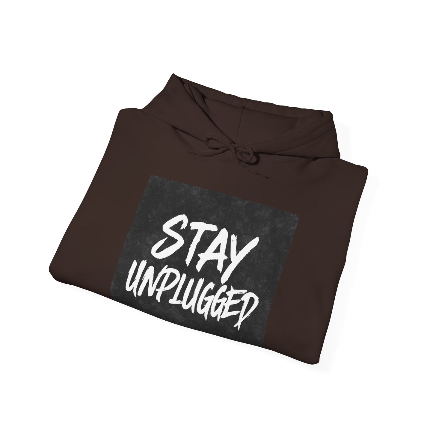 STAY UNPLUGGED Hoodie – For the Overstimulated, Under-socialized, & Proud
