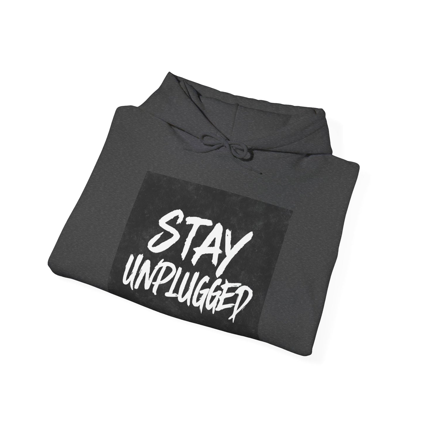 STAY UNPLUGGED Hoodie – For the Overstimulated, Under-socialized, & Proud