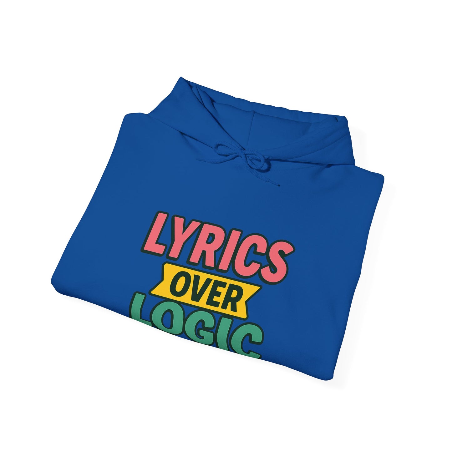 Lyrics Over Logic Hoodie – 90s Sass for the Emotionally Overstimulated