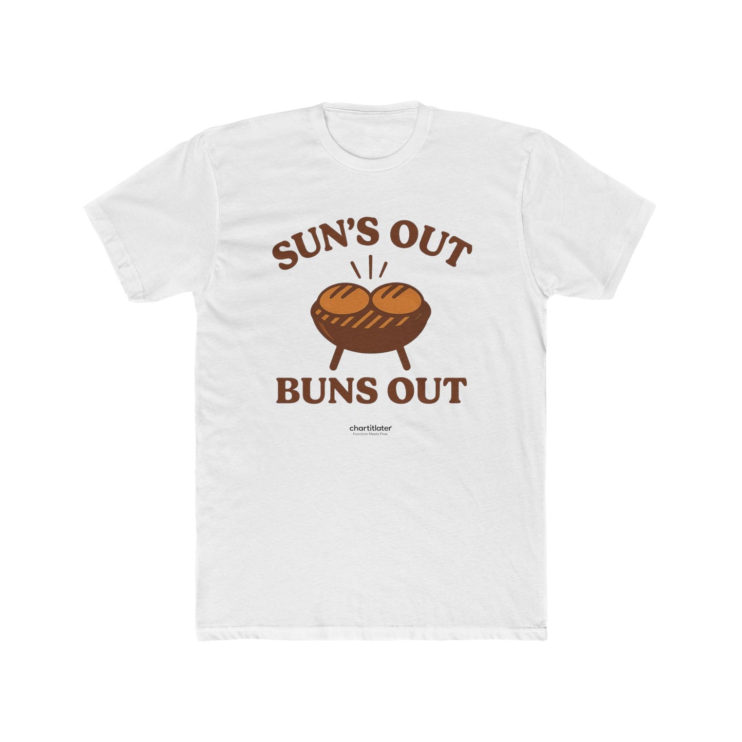 Sun’s Out Buns Out Tee – Funny Summer T-Shirt for BBQ Kings & Sunshine Seekers