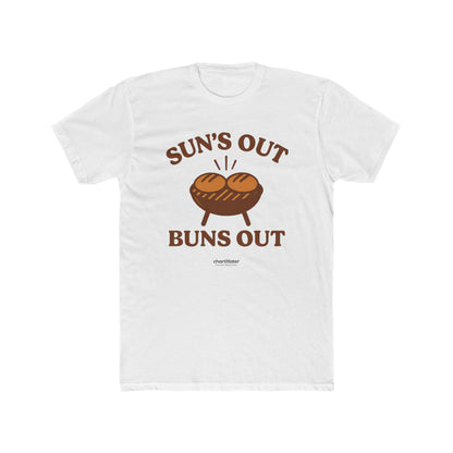 Sun’s Out Buns Out Tee – Funny Summer T-Shirt for BBQ Kings & Sunshine Seekers