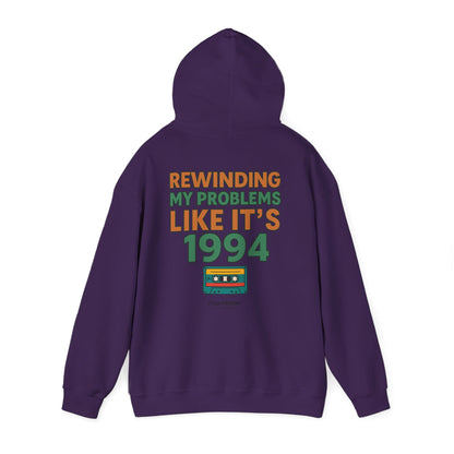 Retro Mixtape Mood Hoodie – 90s Throwback Vibes for Real Ones