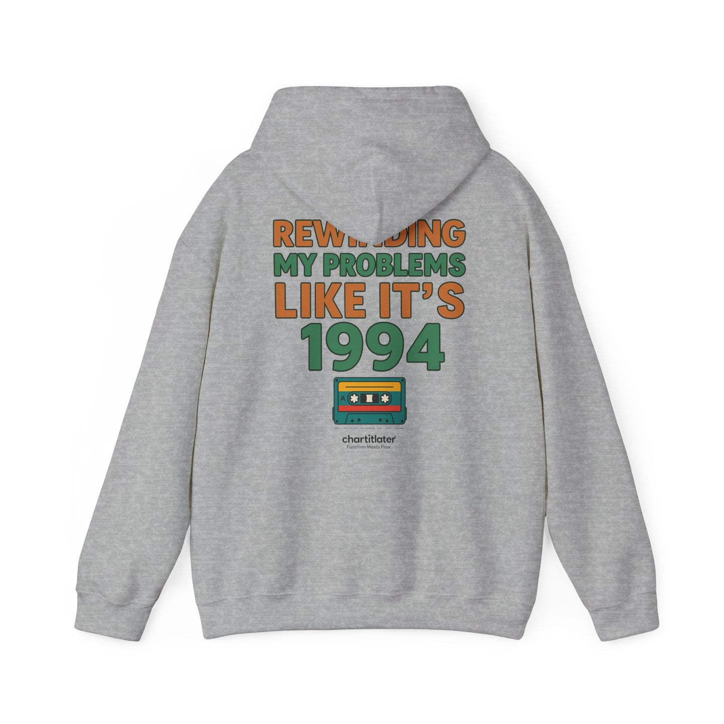 Retro Mixtape Mood Hoodie – 90s Throwback Vibes for Real Ones