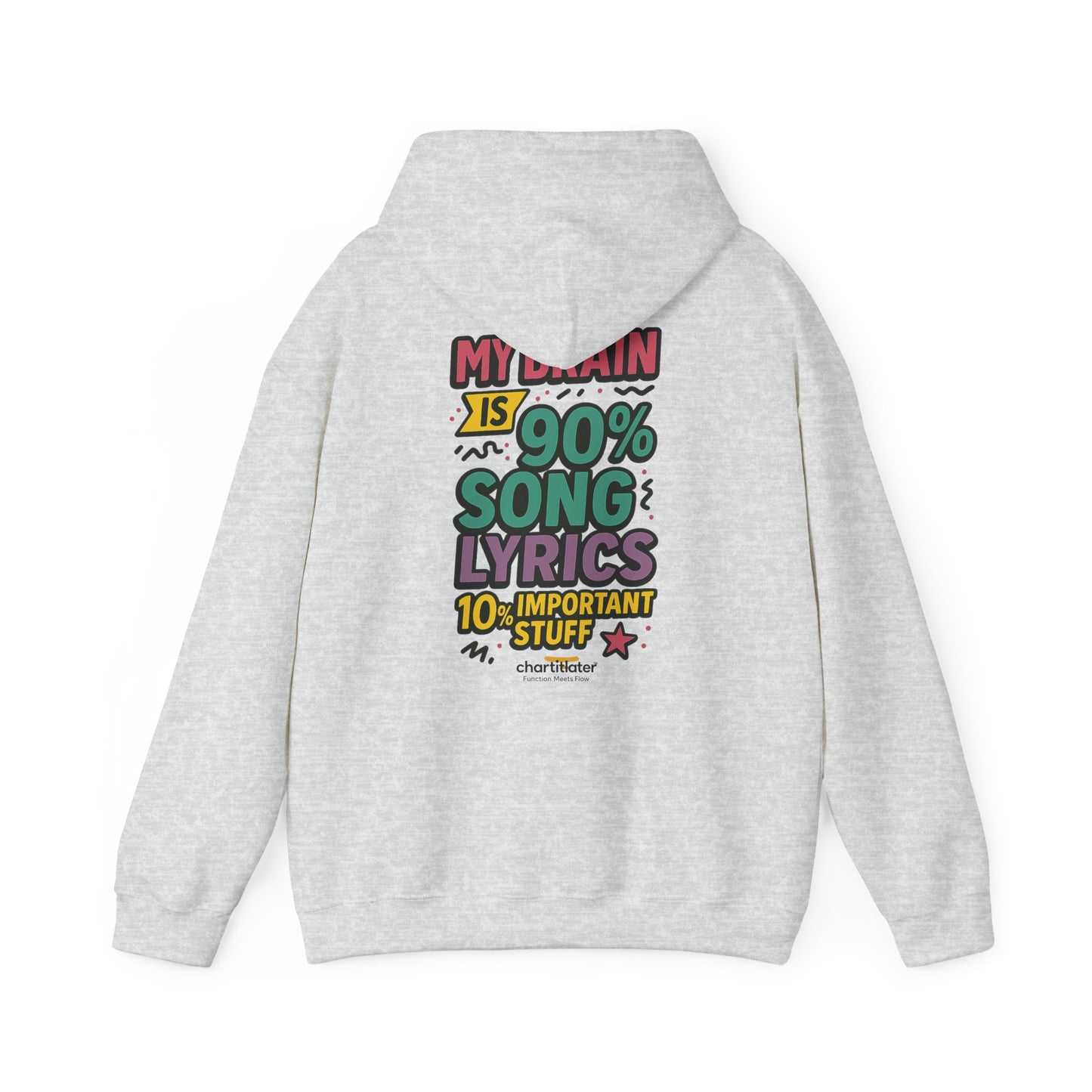 Mixtape Mood Hoodie – Retro Lyrics Edition (Chart It Like It’s 1994)