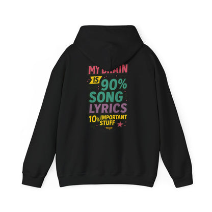 Mixtape Mood Hoodie – Retro Lyrics Edition (Chart It Like It’s 1994)