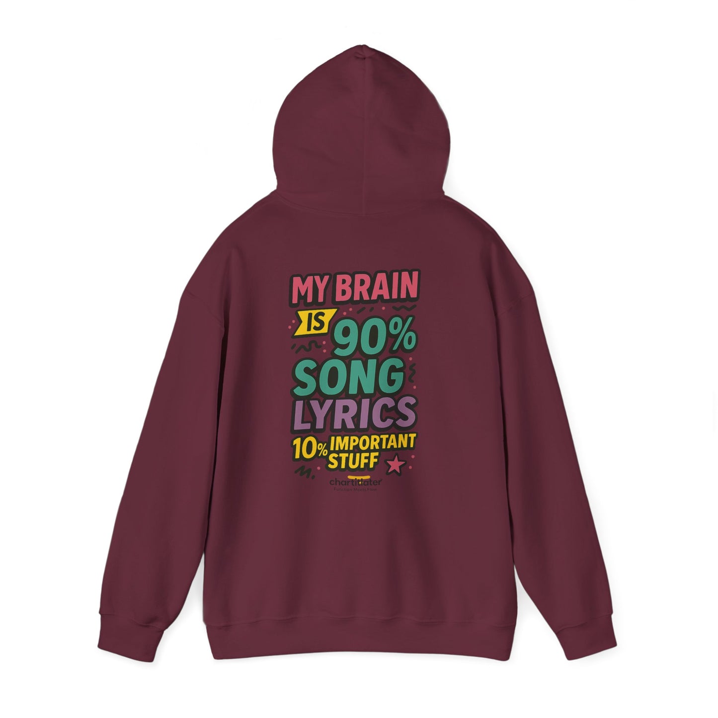 Mixtape Mood Hoodie – Retro Lyrics Edition (Chart It Like It’s 1994)
