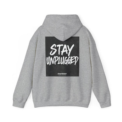 STAY UNPLUGGED Hoodie – For the Overstimulated, Under-socialized, & Proud