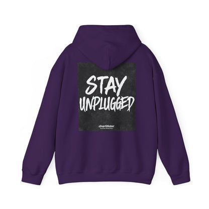 STAY UNPLUGGED Hoodie – For the Overstimulated, Under-socialized, & Proud