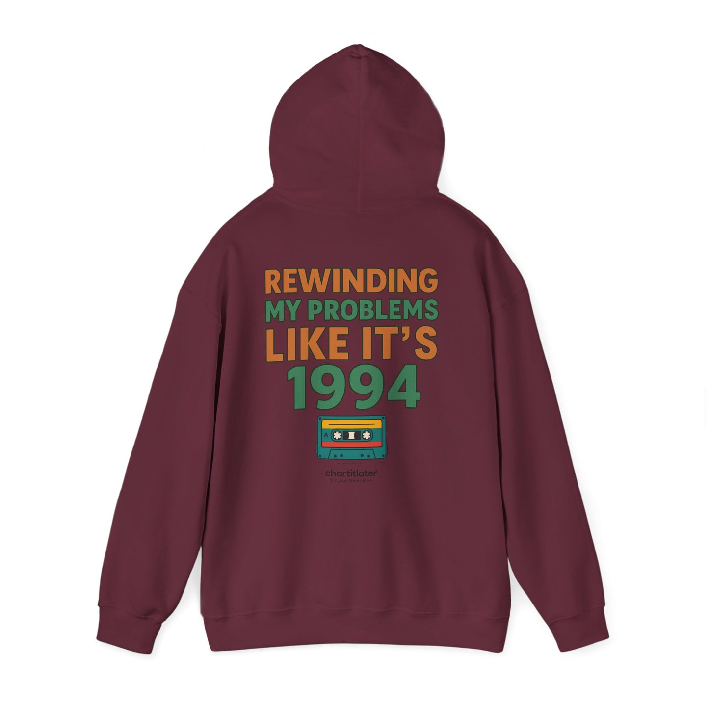 Retro Mixtape Mood Hoodie – 90s Throwback Vibes for Real Ones