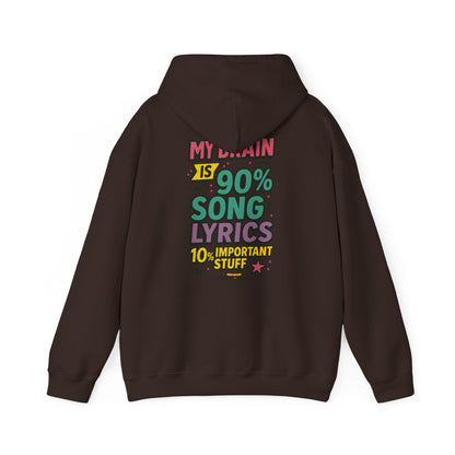 Mixtape Mood Hoodie – Retro Lyrics Edition (Chart It Like It’s 1994)