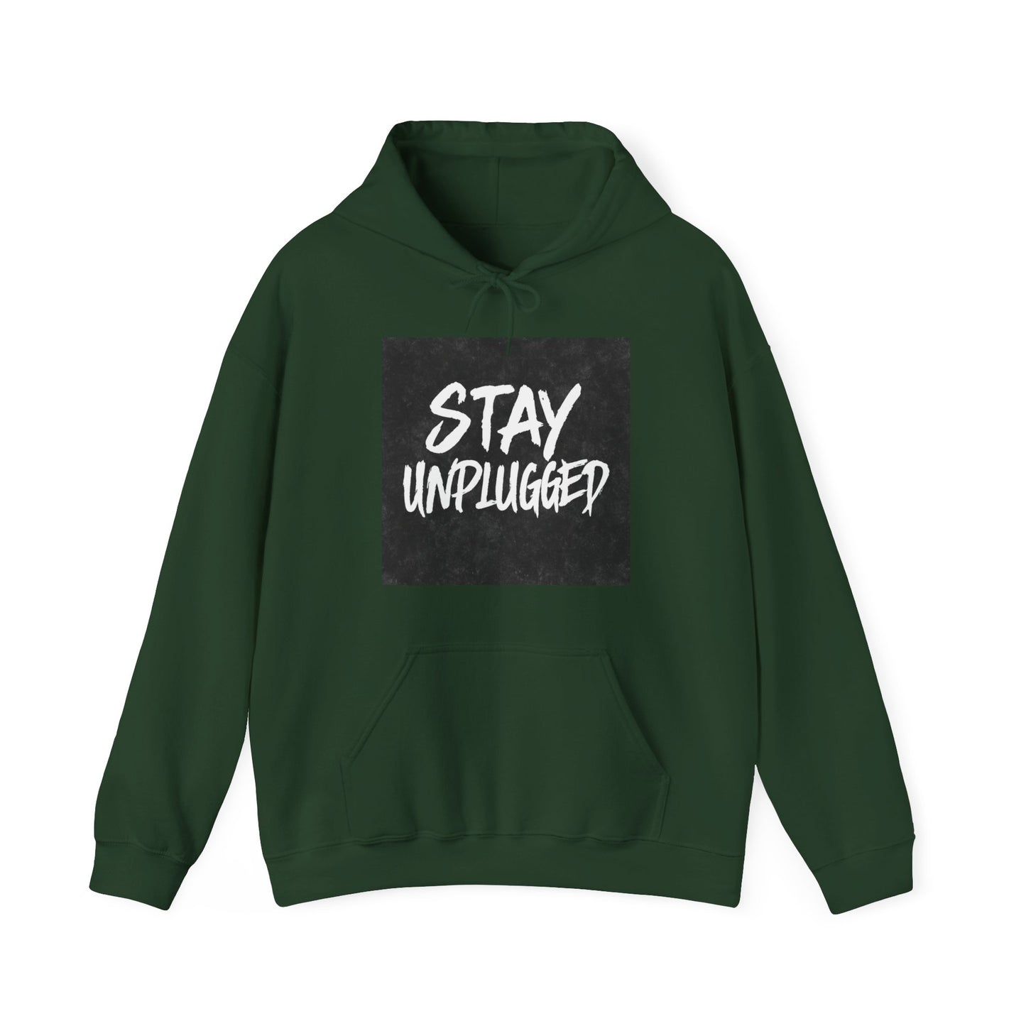 STAY UNPLUGGED Hoodie – For the Overstimulated, Under-socialized, & Proud