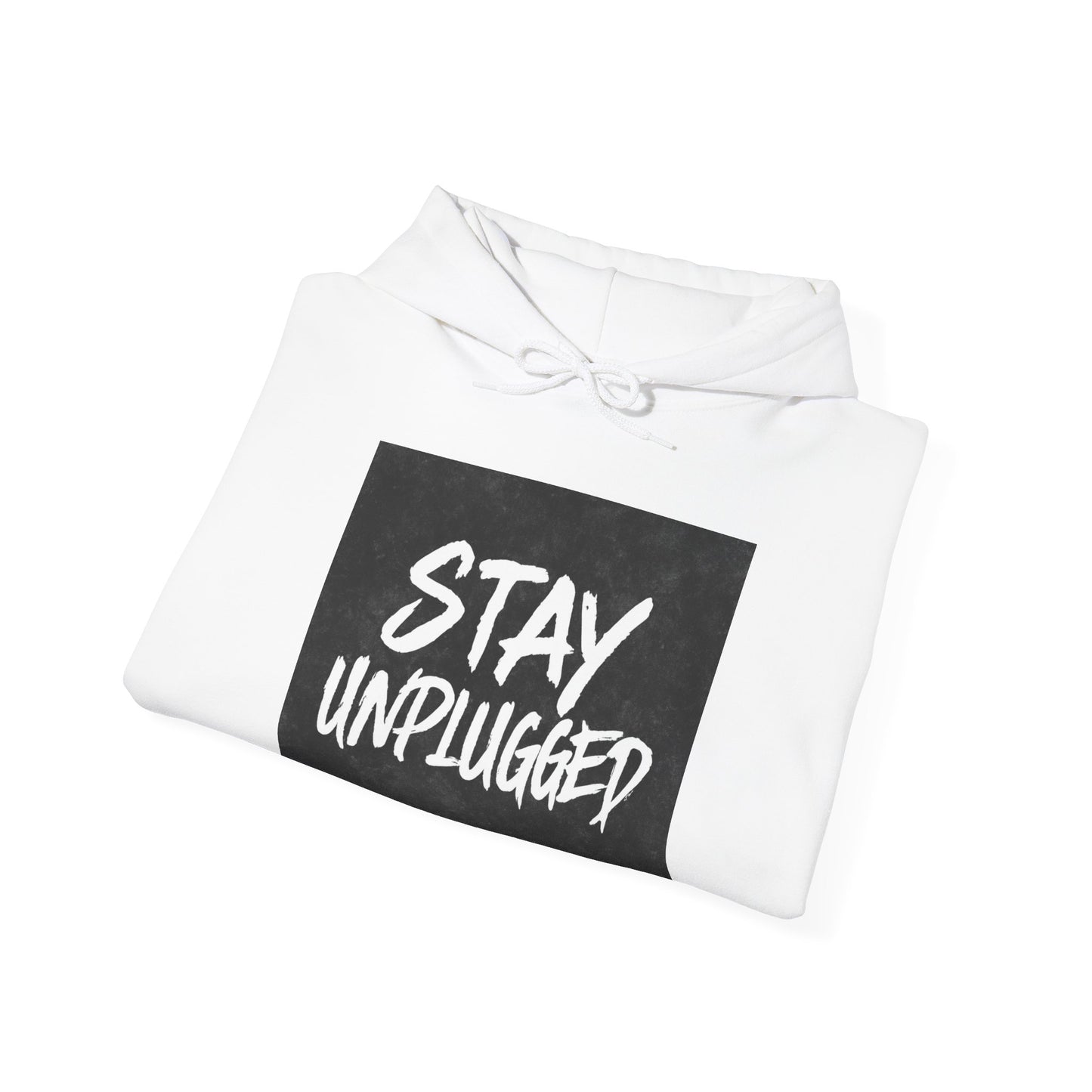 STAY UNPLUGGED Hoodie – For the Overstimulated, Under-socialized, & Proud