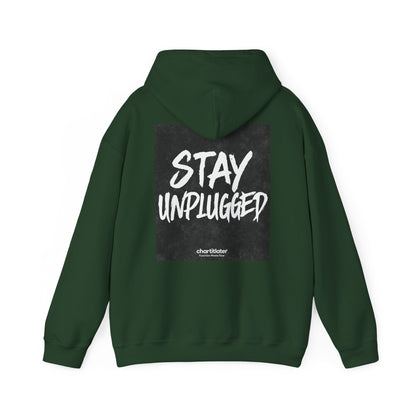 STAY UNPLUGGED Hoodie – For the Overstimulated, Under-socialized, & Proud